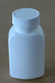 le bottiglie di pillola farmaceutiche dell'HDPE 40ml, compressa vuota medica piana imbottiglia la fodera di alluminio