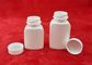 bottiglia bianca di supplemento di altezza di 61mm, contenitori di stoccaggio della bottiglia di pillola del coperchio a vite 
