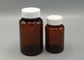 Bottiglie per i prodotti farmaceutici, bottiglie di plastica dell'animale domestico di Brown della medicina 250ml con i coperchi