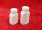 bottiglia bianca di supplemento di altezza di 61mm, contenitori di stoccaggio della bottiglia di pillola del coperchio a vite 