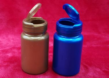 Bottiglie di pillola colorate serie completa, contenitori di plastica della capsula del cappuccio del cappuccio facili aprirsi/vicino