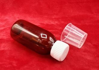 Bottiglia dello sciroppo della medicina del coperchio a vite, bottiglie d'imballaggio mediche della plastica 100ml 